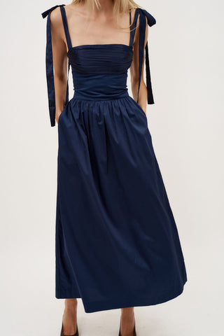 Elsa Navy Maxi Dress