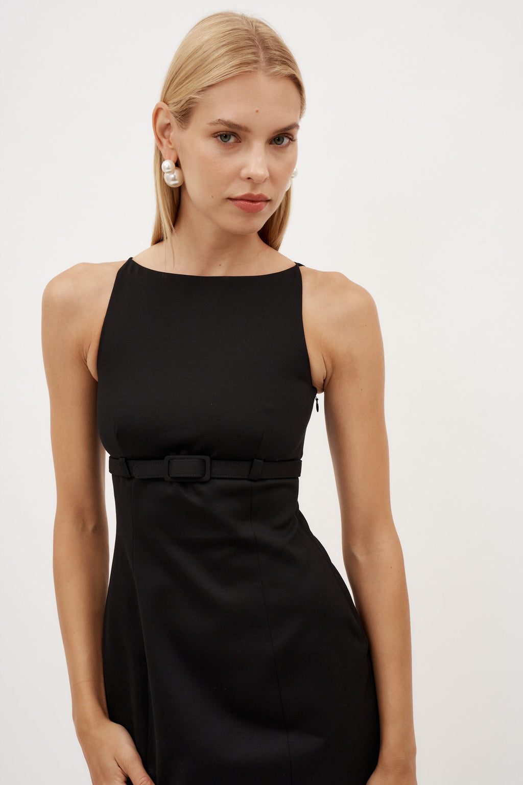 Audrey Black Mini Dress