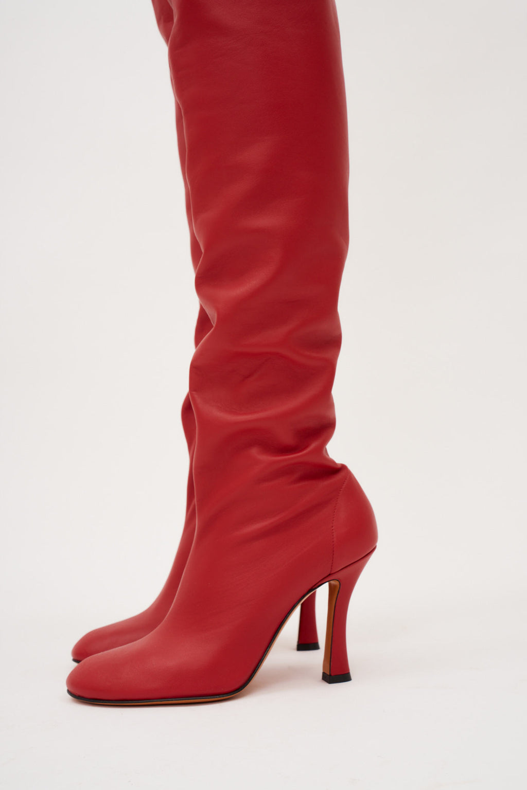 Boulevard Knee High Lipstick Boots