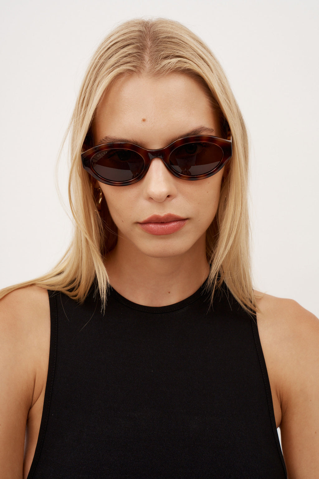 Minimal Almond Havana Sunglasses