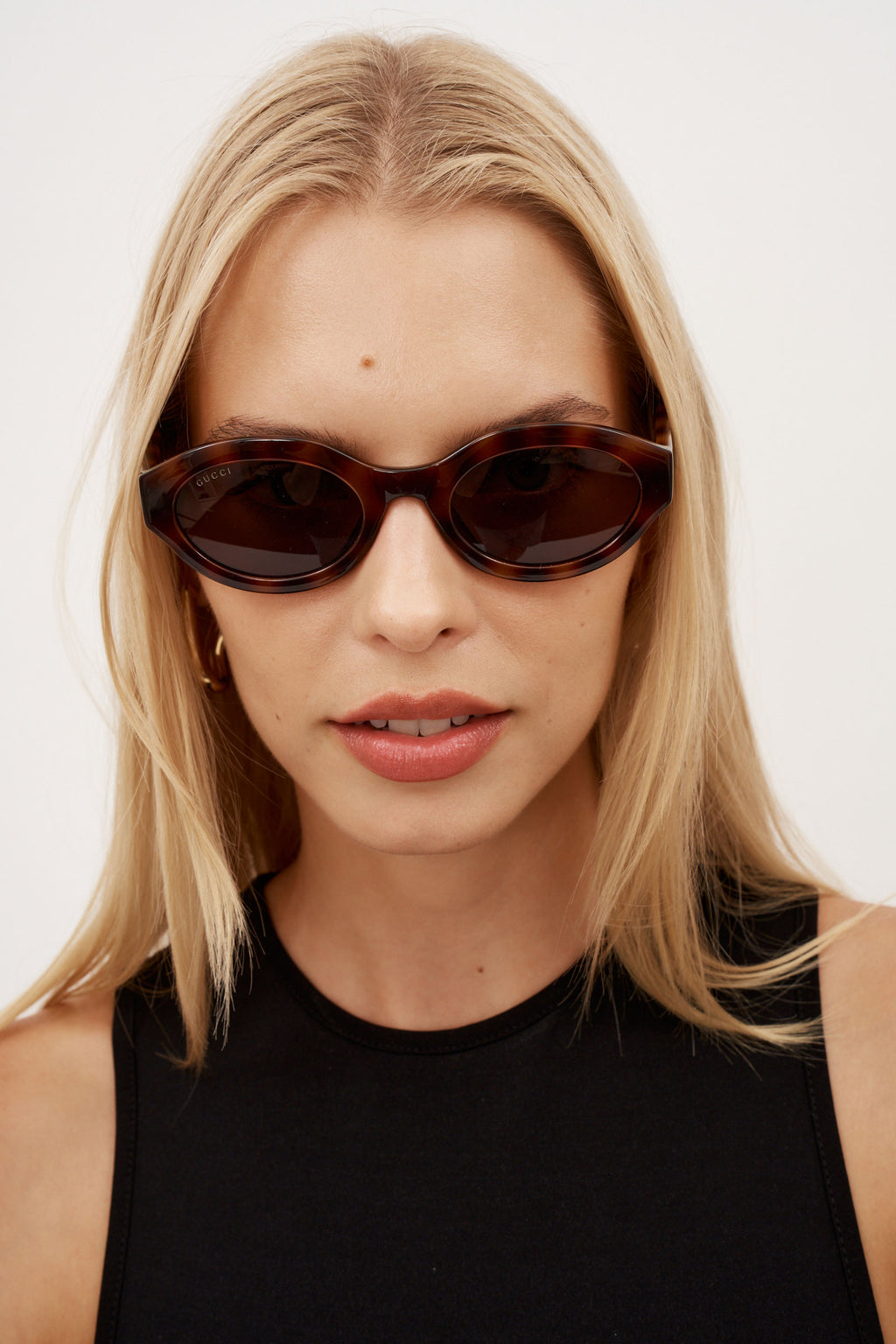 Minimal Almond Havana Sunglasses