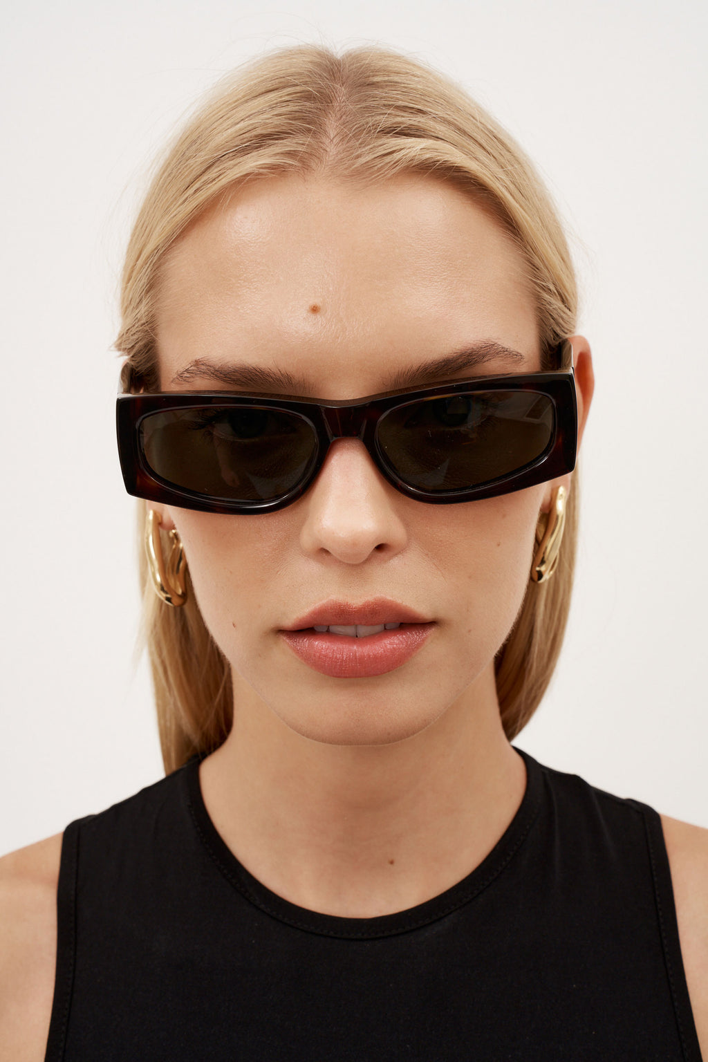 Rectangle Havana Sunglasses