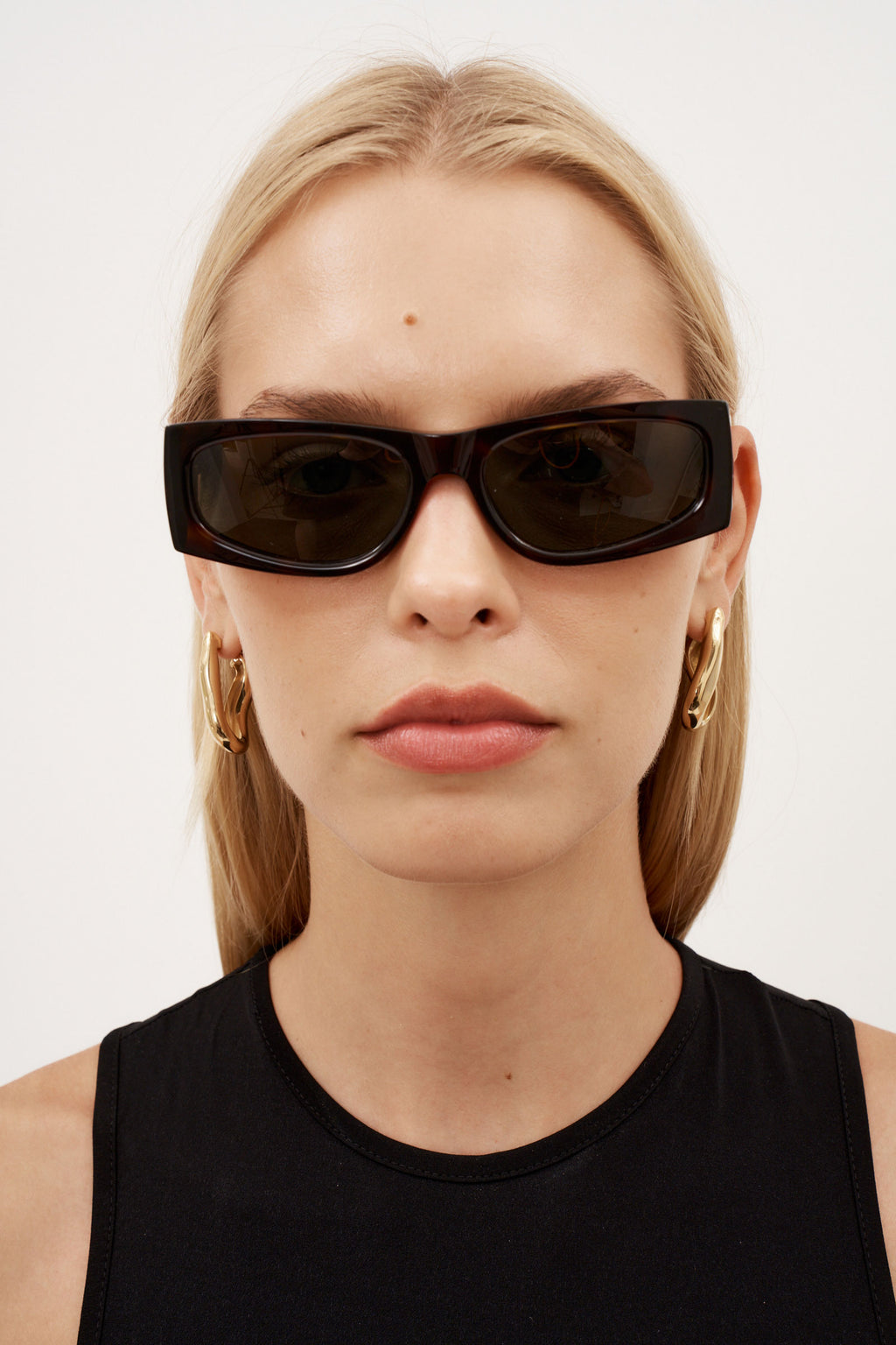 Rectangle Havana Sunglasses