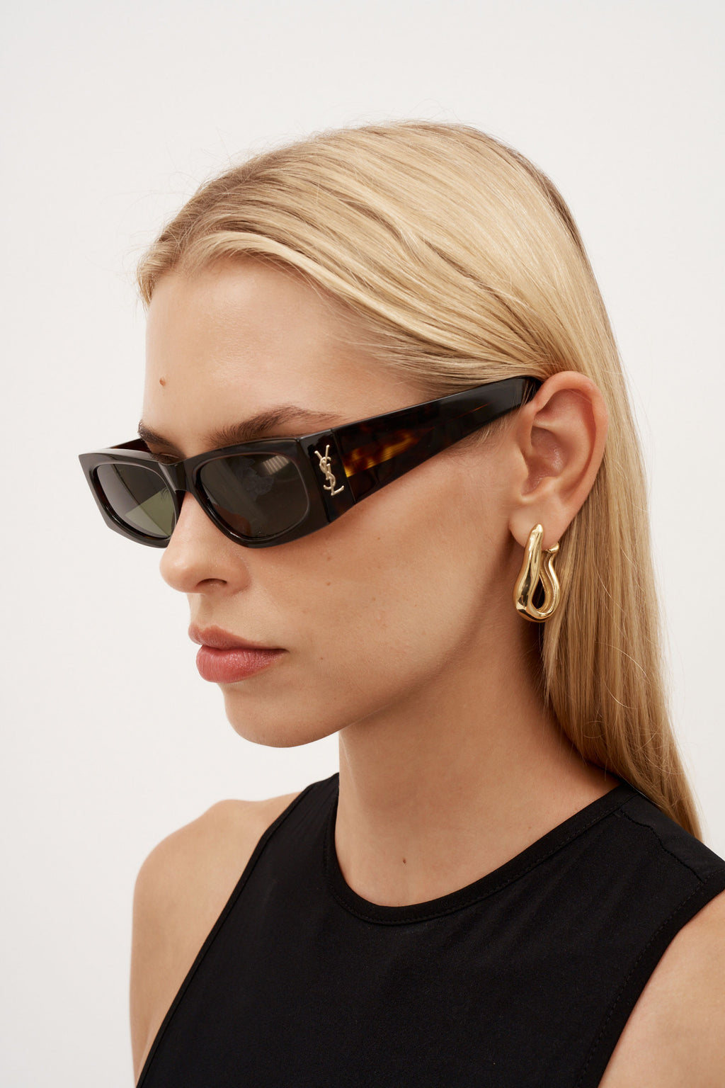 Rectangle Havana Sunglasses