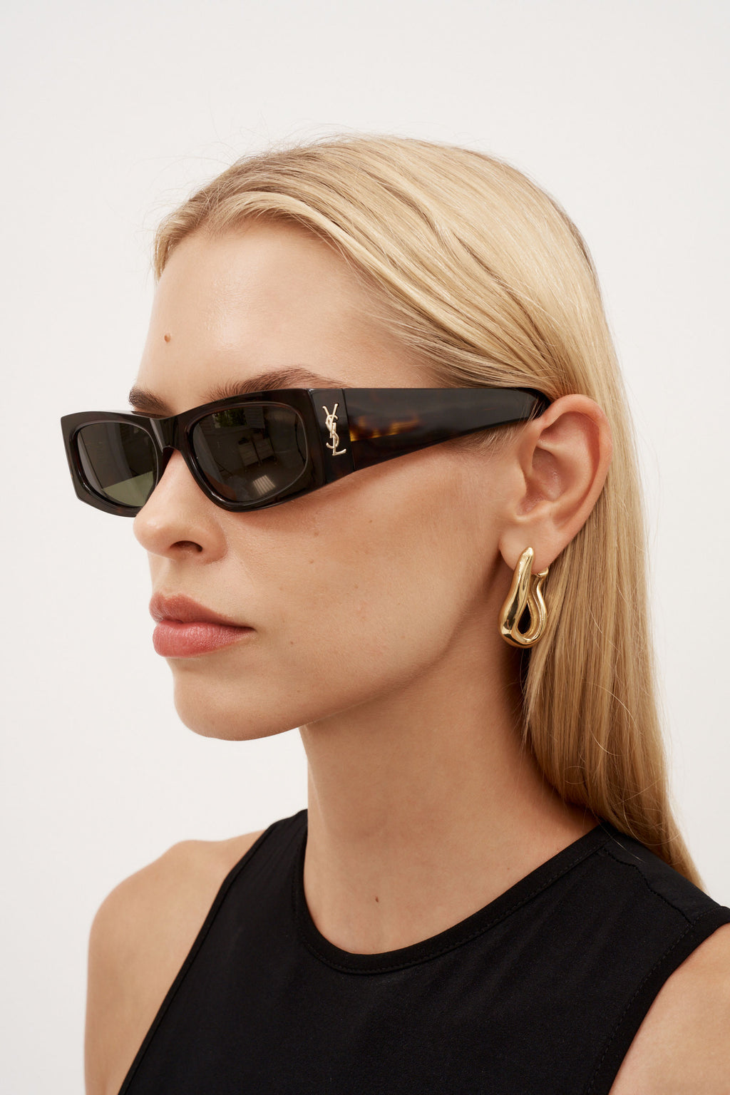 Rectangle Havana Sunglasses