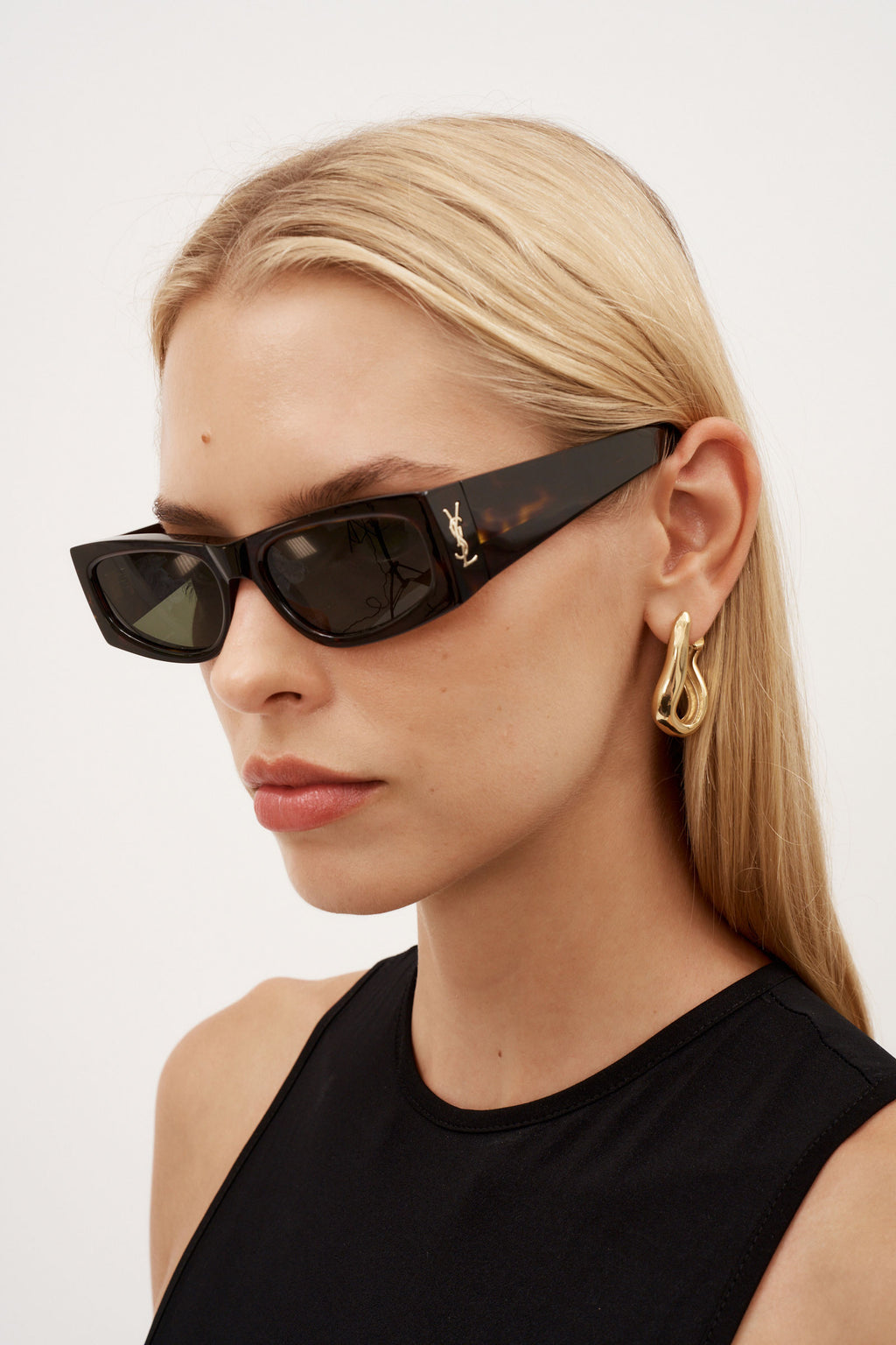 Rectangle Havana Sunglasses