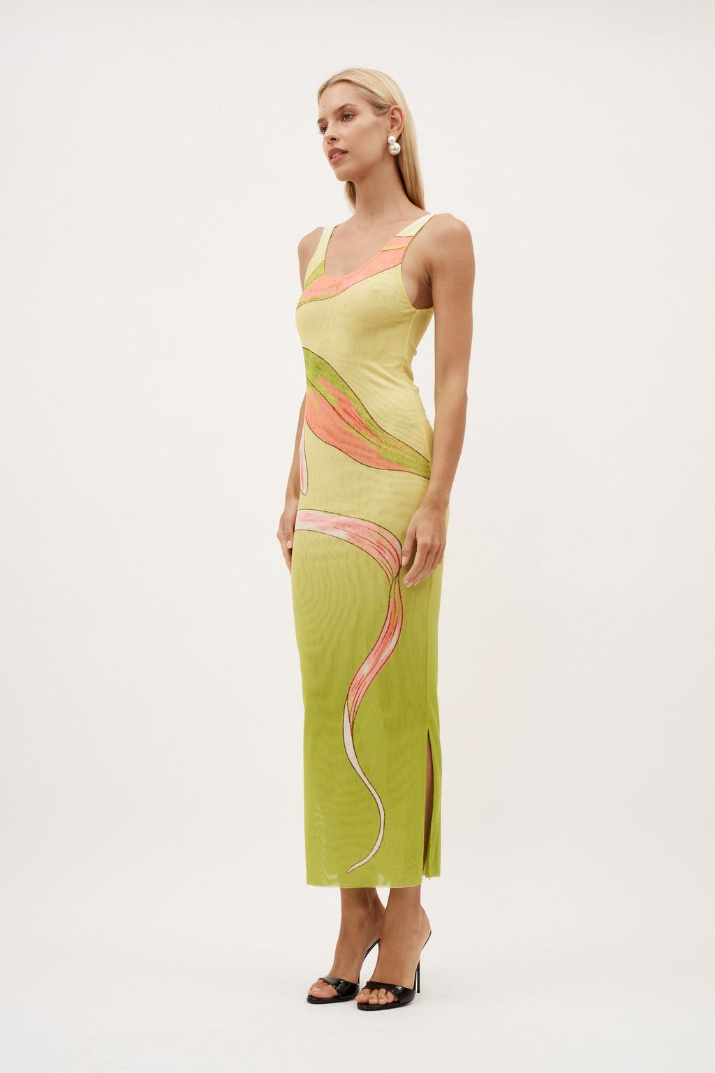 Havana Rise Mesh Maxi Dress