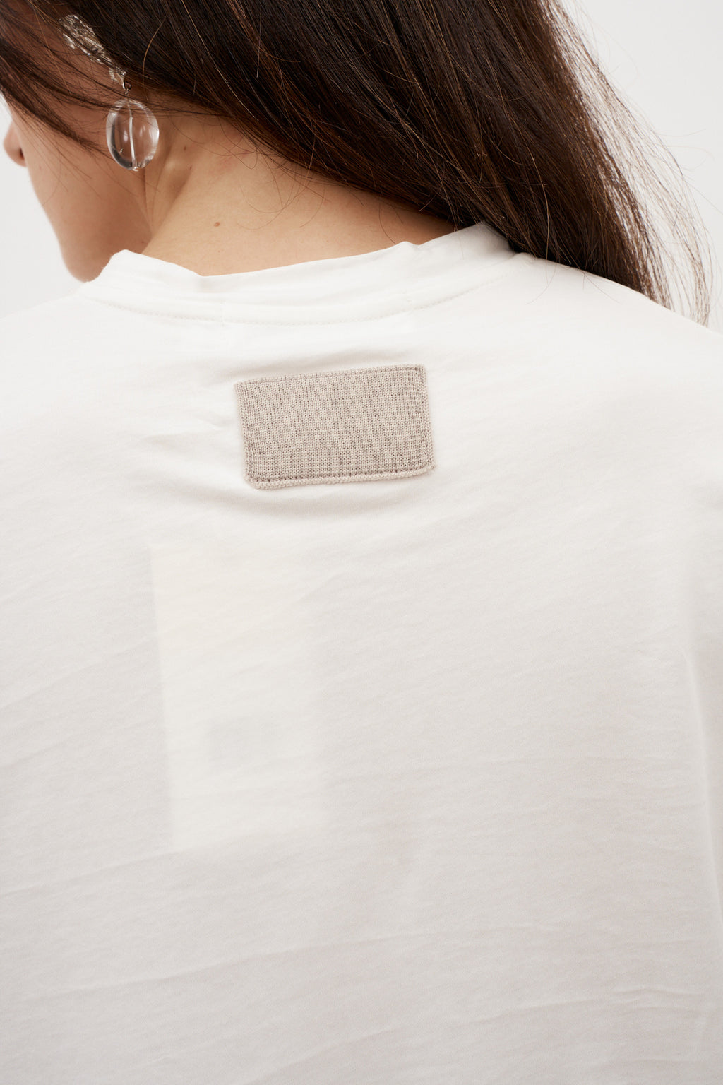 Boxy Off White T-Shirt