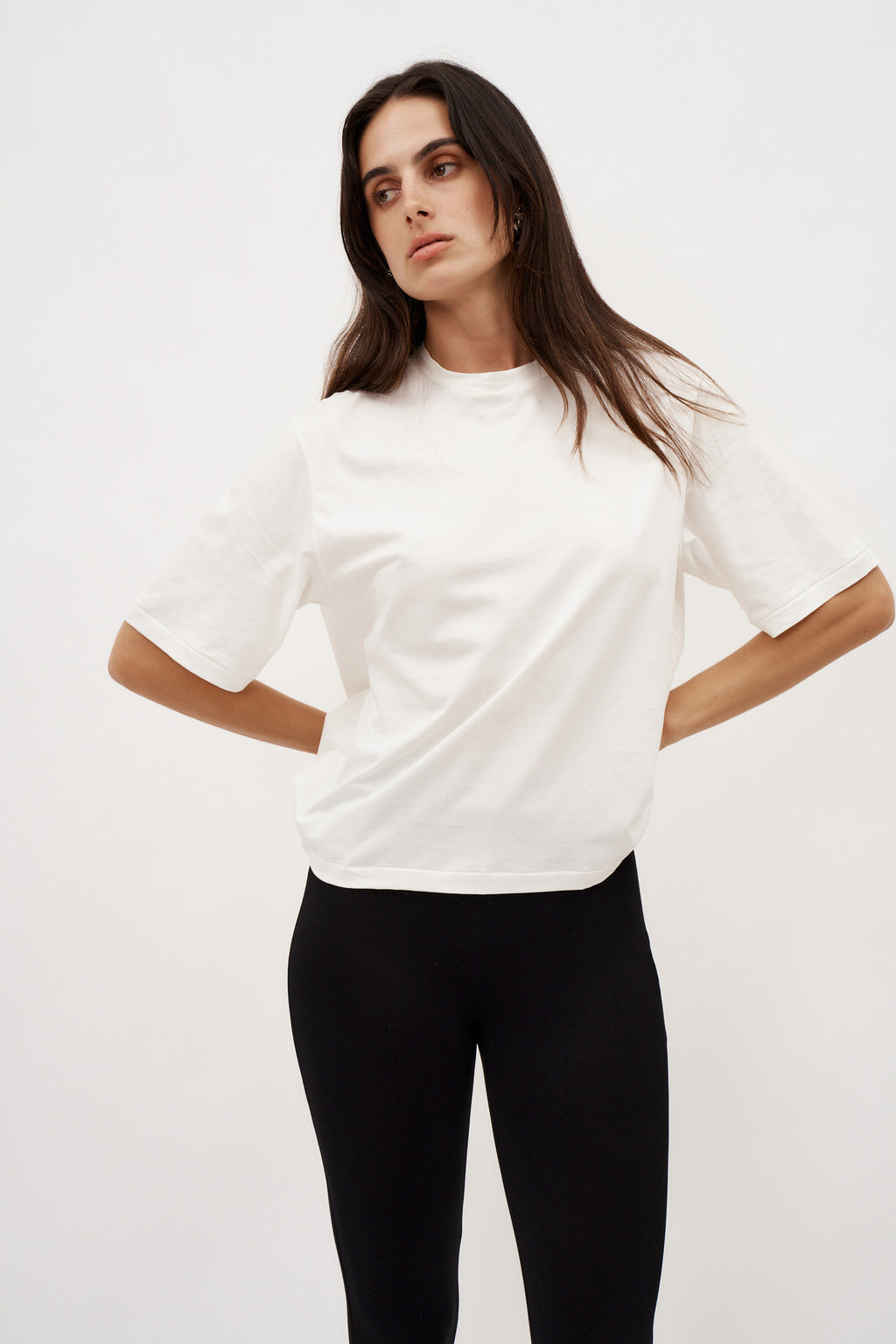 Boxy Off White T-Shirt