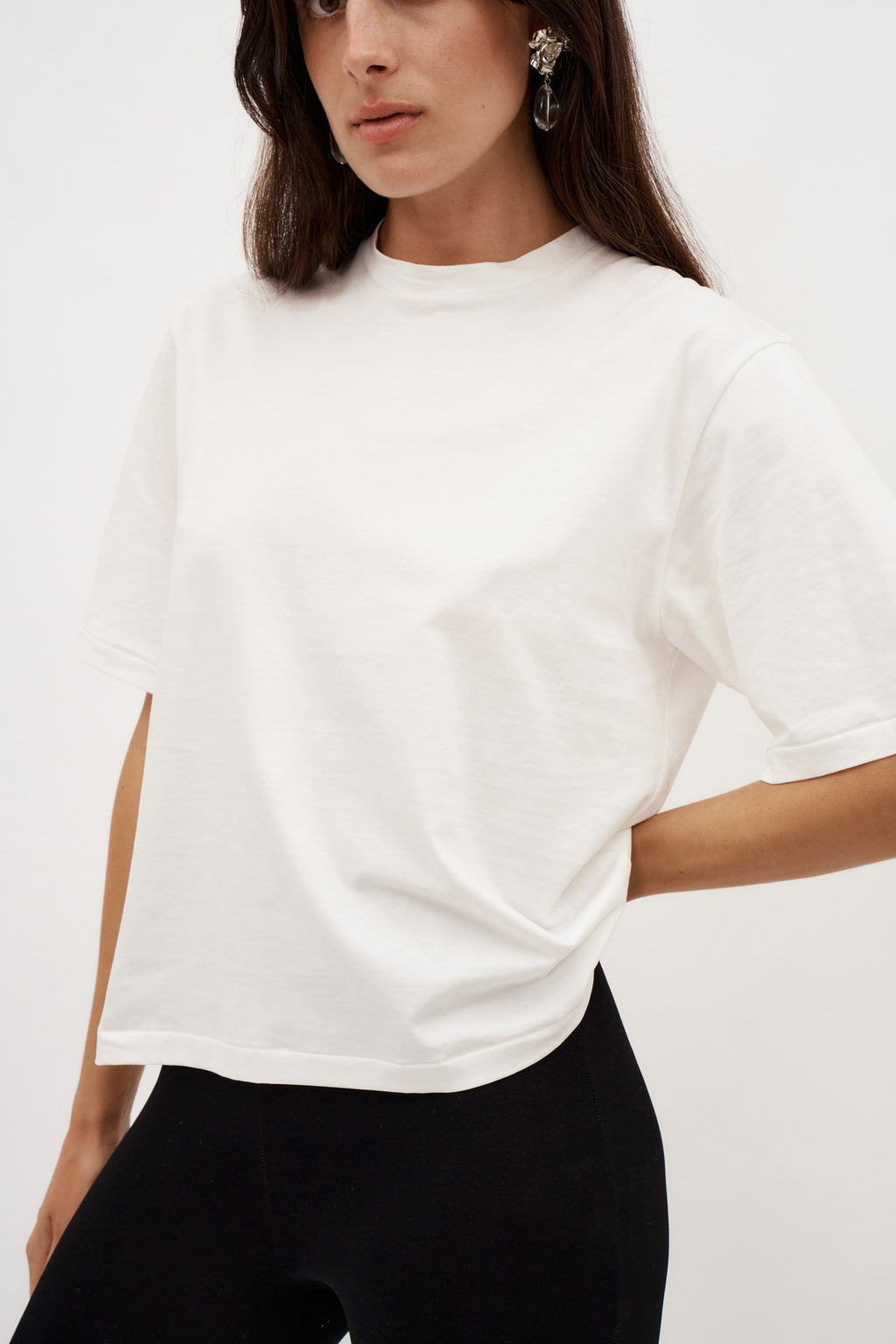 Boxy Off White T-Shirt