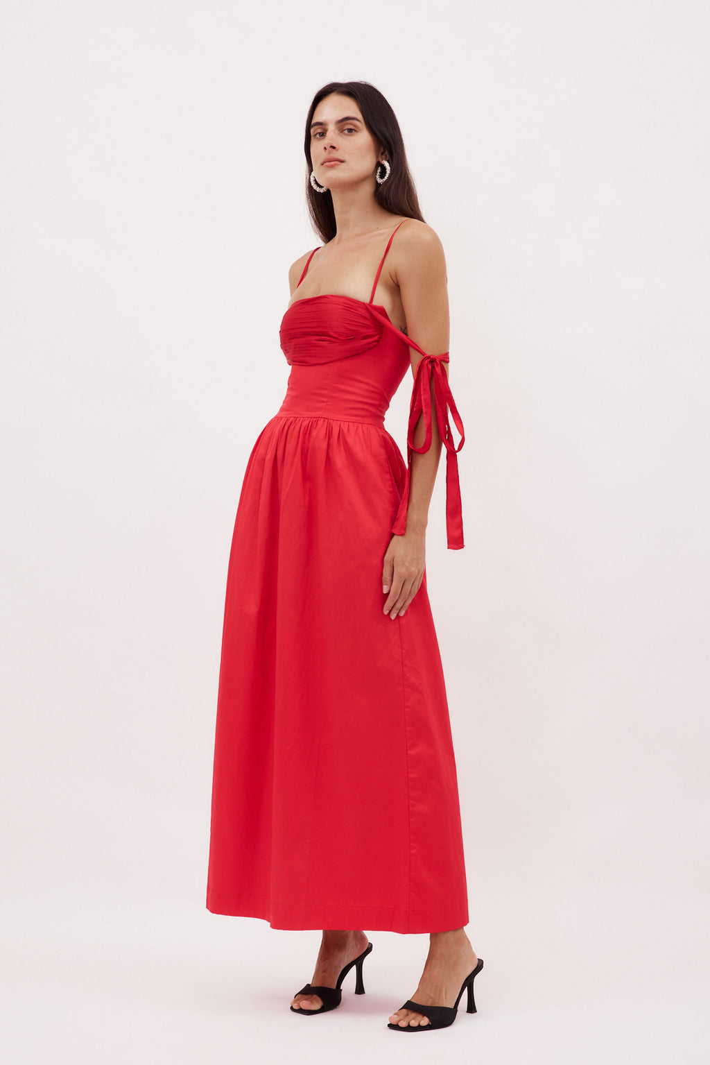 Elsa Red Maxi Dress