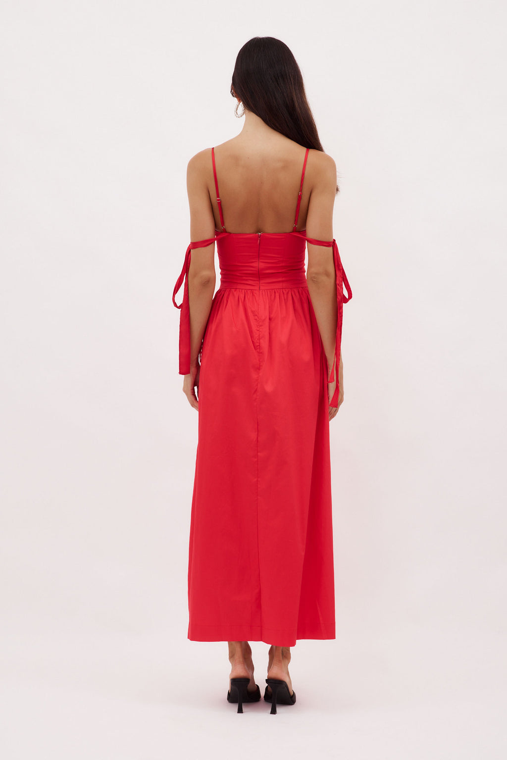 Elsa Red Maxi Dress