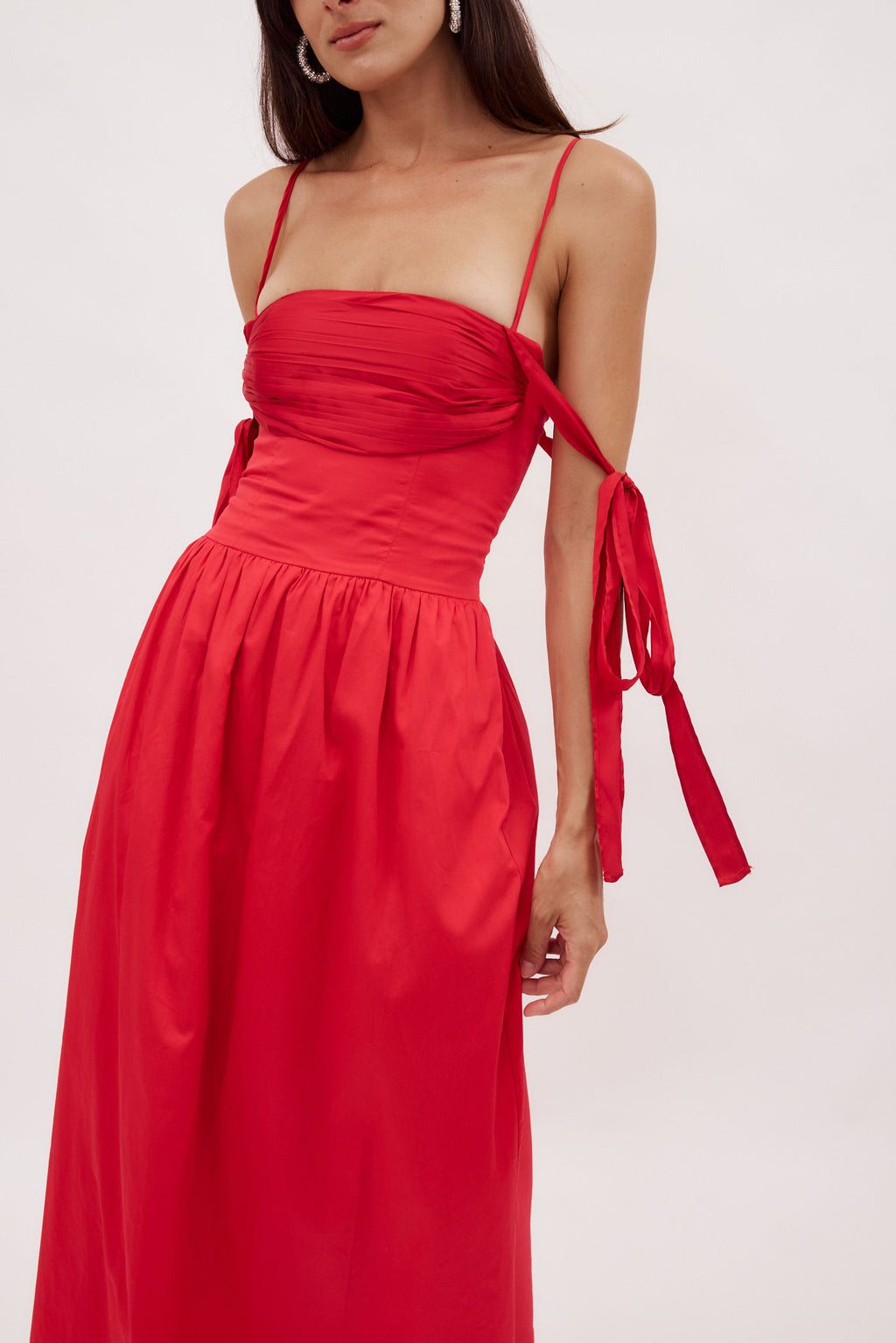 Elsa Red Maxi Dress