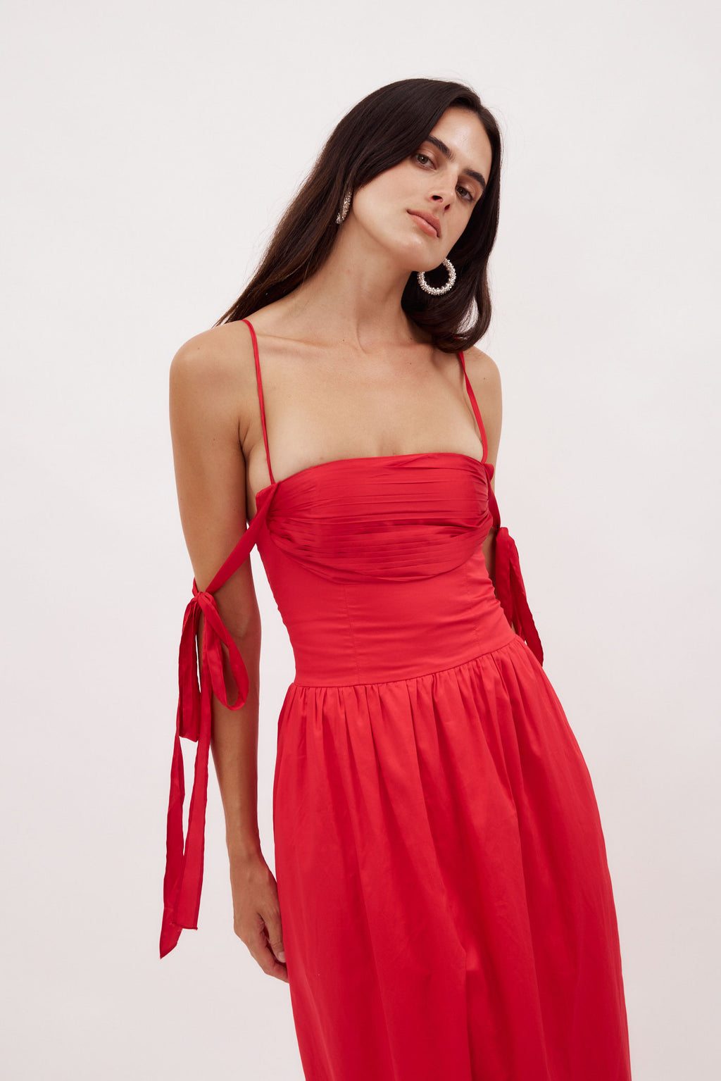 Elsa Red Maxi Dress