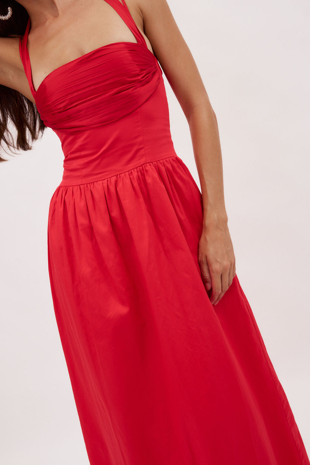 Elsa Red Maxi Dress