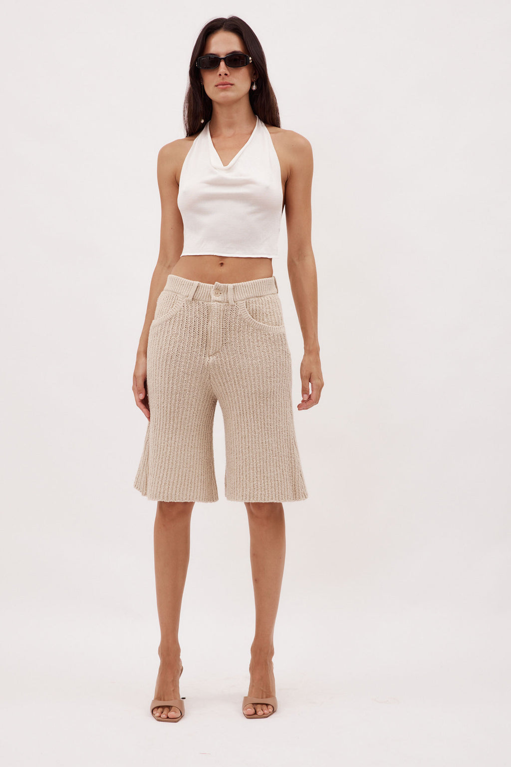 Cae Beige Shorts