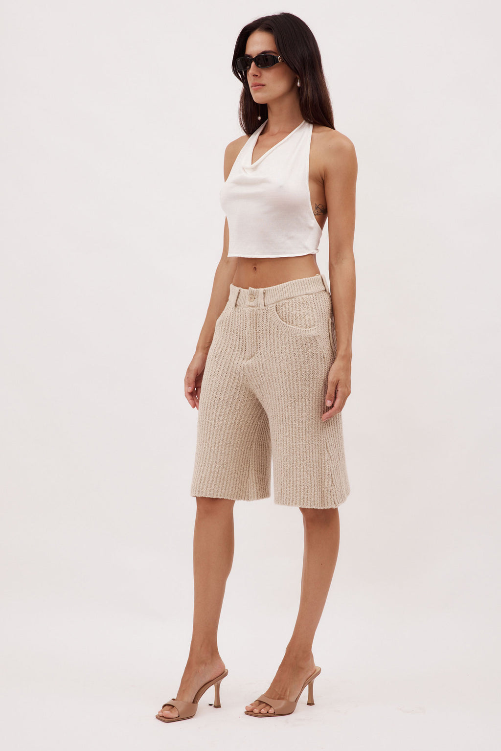 Cae Beige Shorts