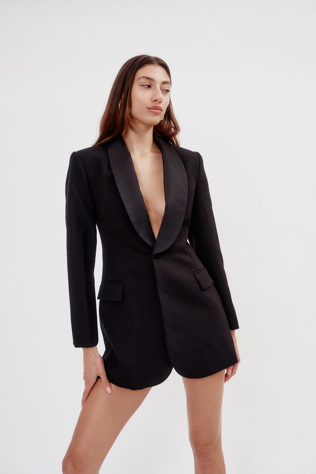 Bridget Blazer Black Dress