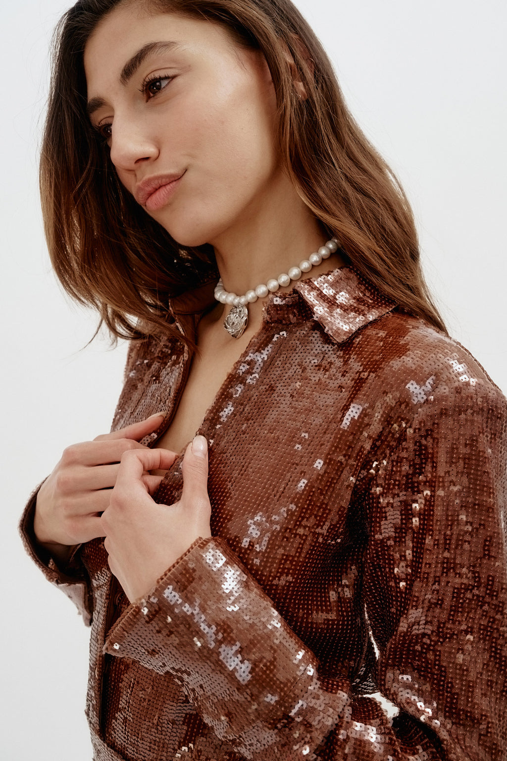 Siren Shirt Dress Brown