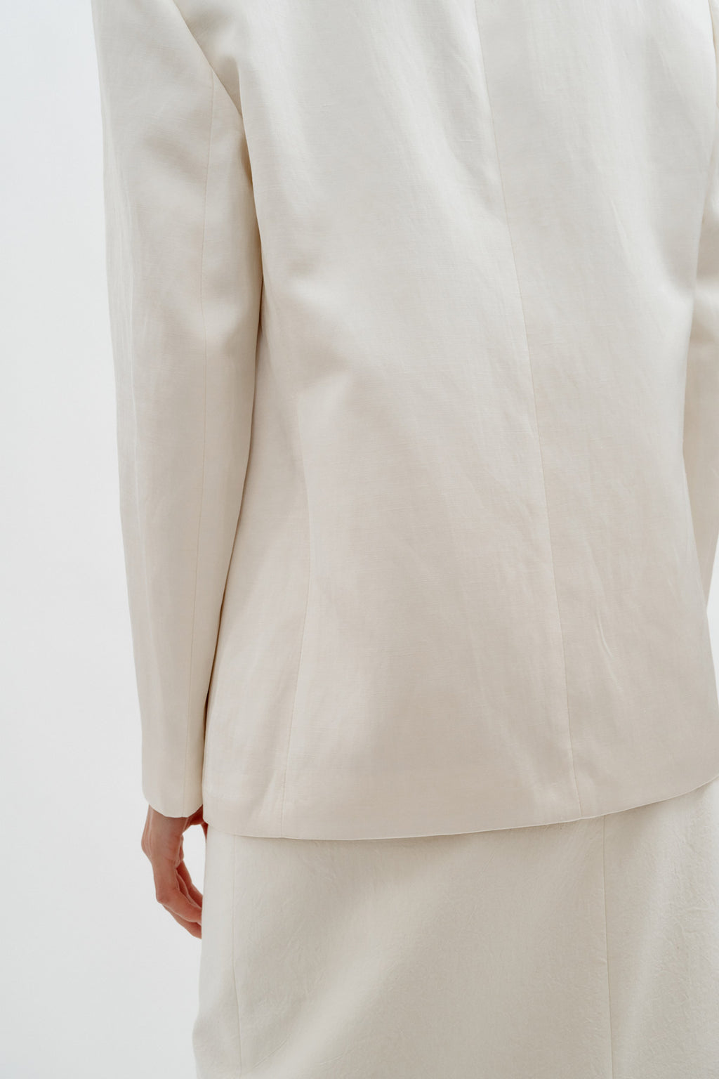 Wool Cream Blazer