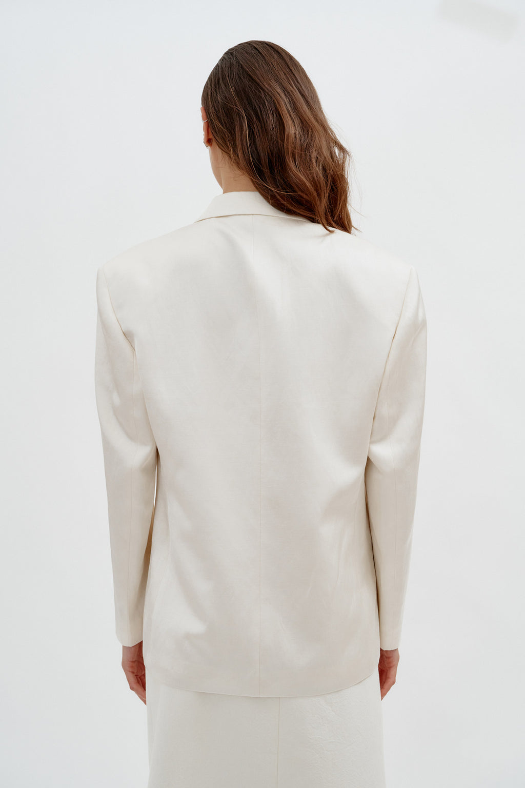 Wool Cream Blazer