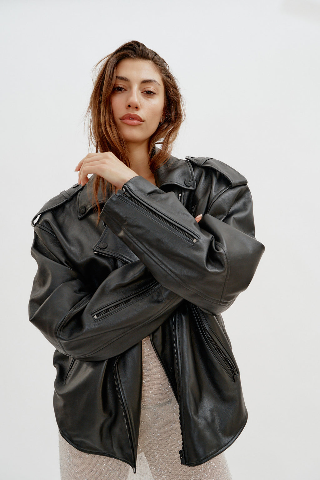 Bezons Leather Black Jacket