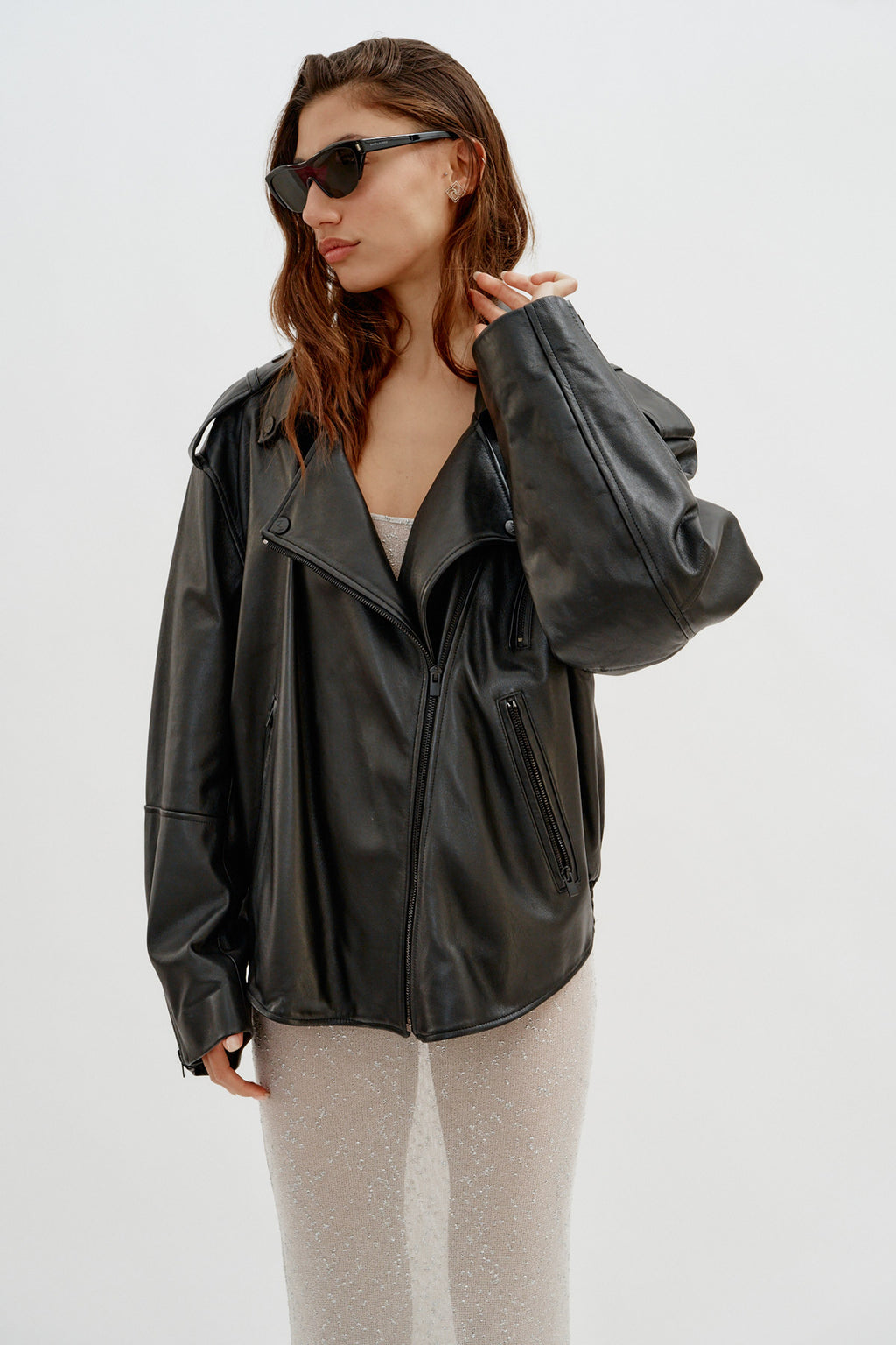 Bezons Leather Black Jacket