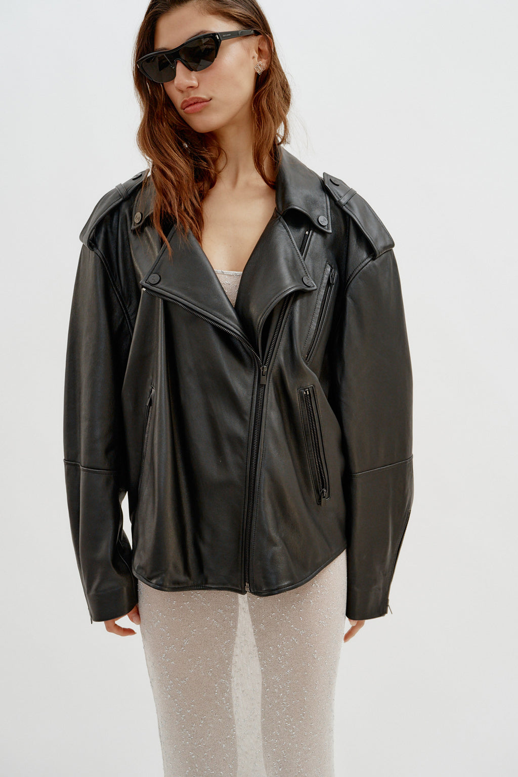 Bezons Leather Black Jacket