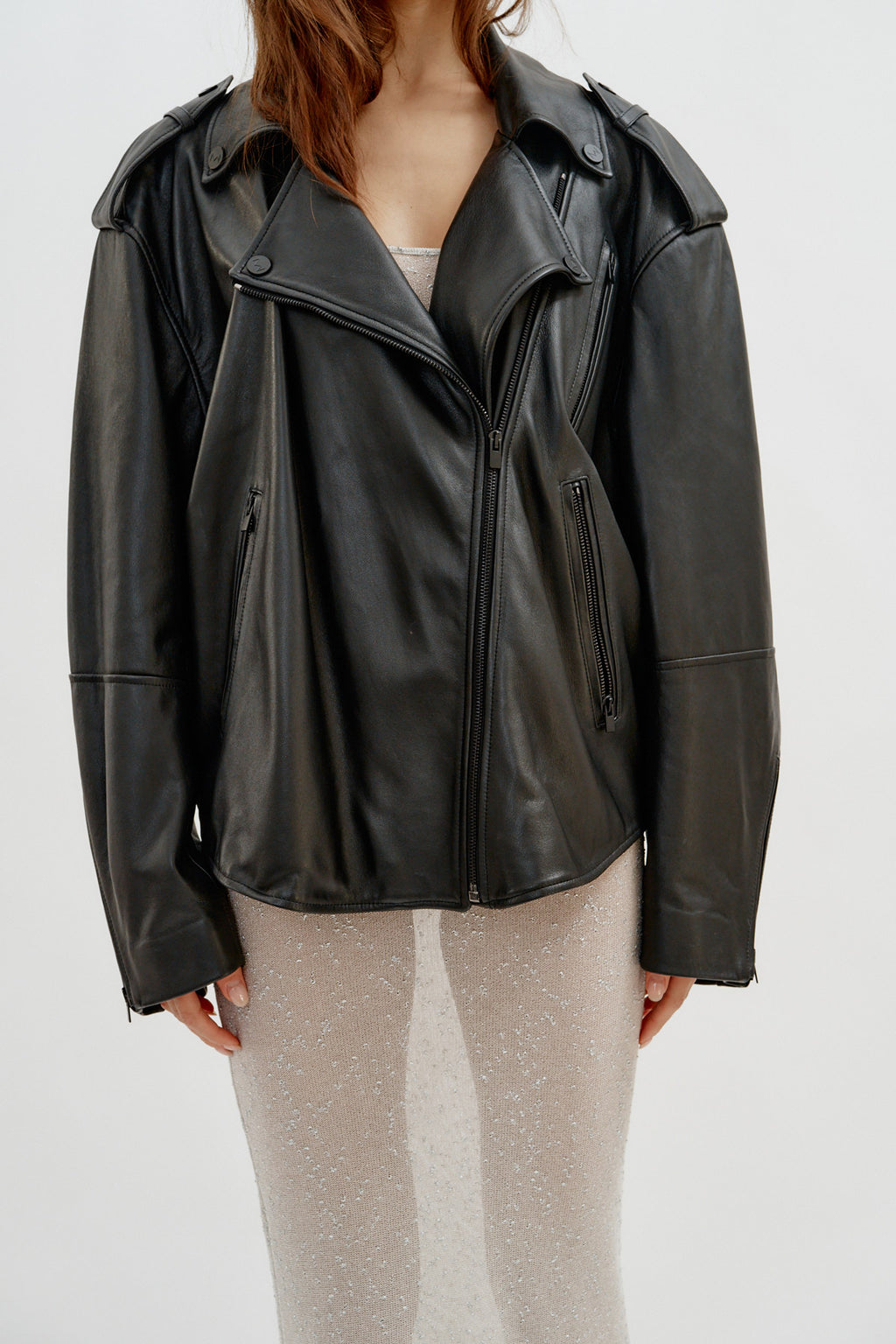Bezons Leather Black Jacket