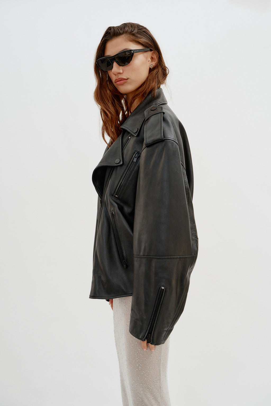 Bezons Leather Black Jacket