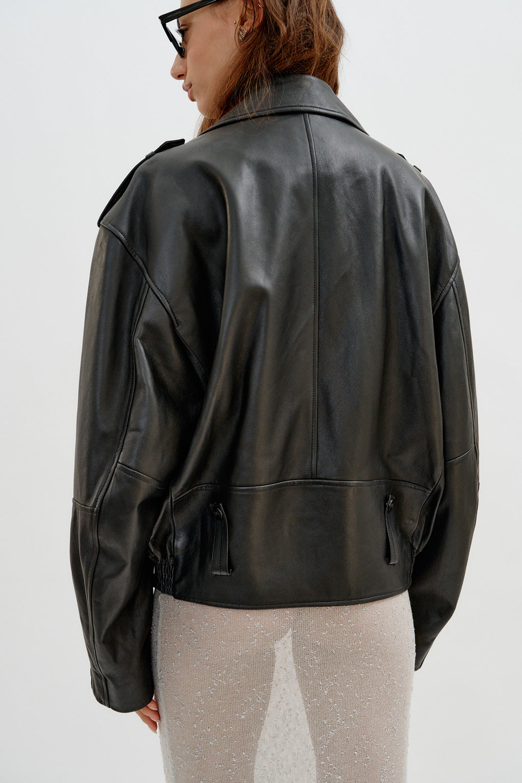 Bezons Leather Black Jacket