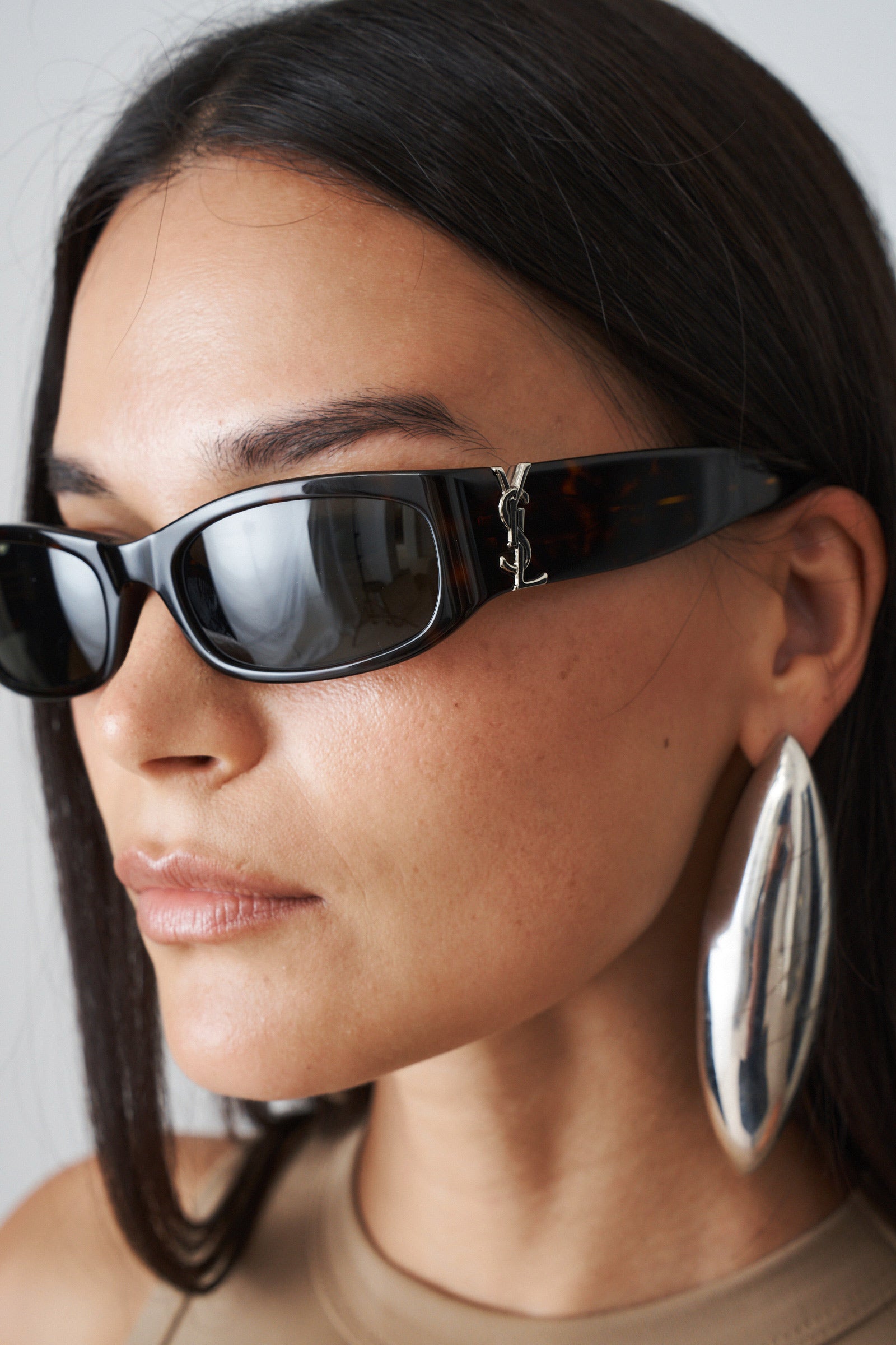 Slim Rectangle Sunglasses