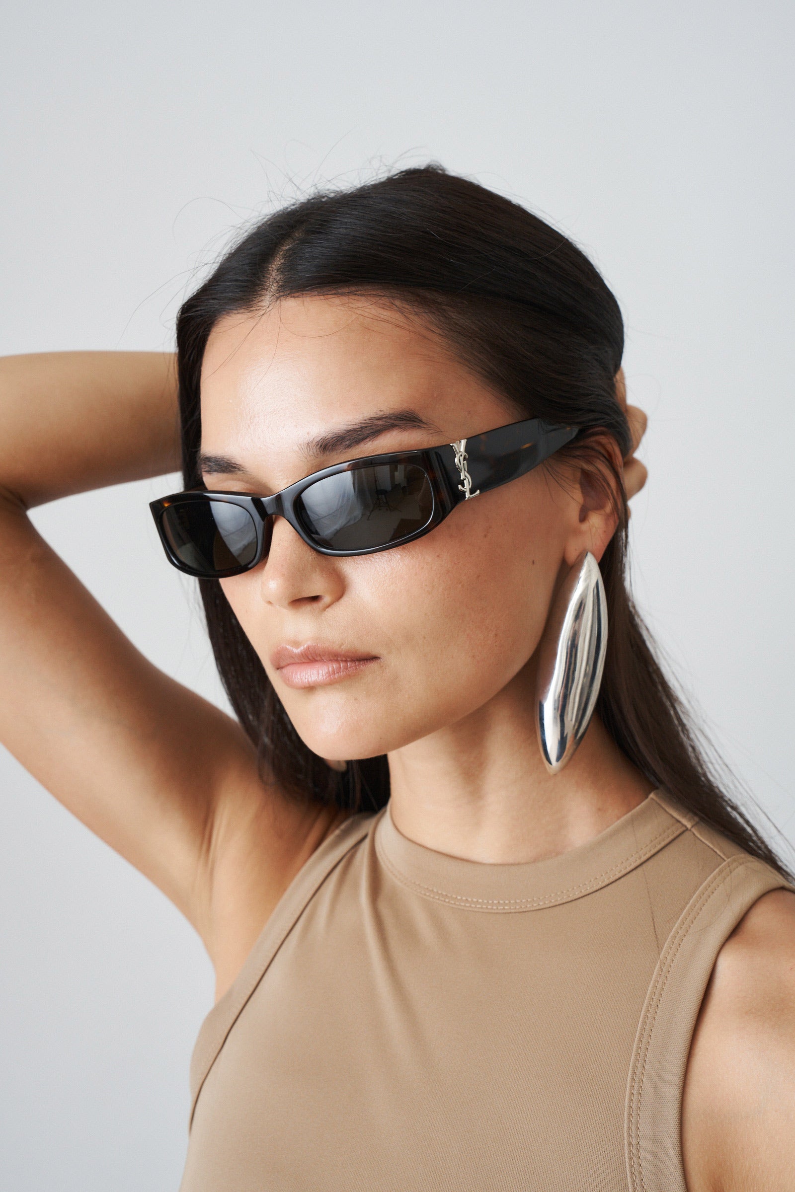 Slim Rectangle Sunglasses