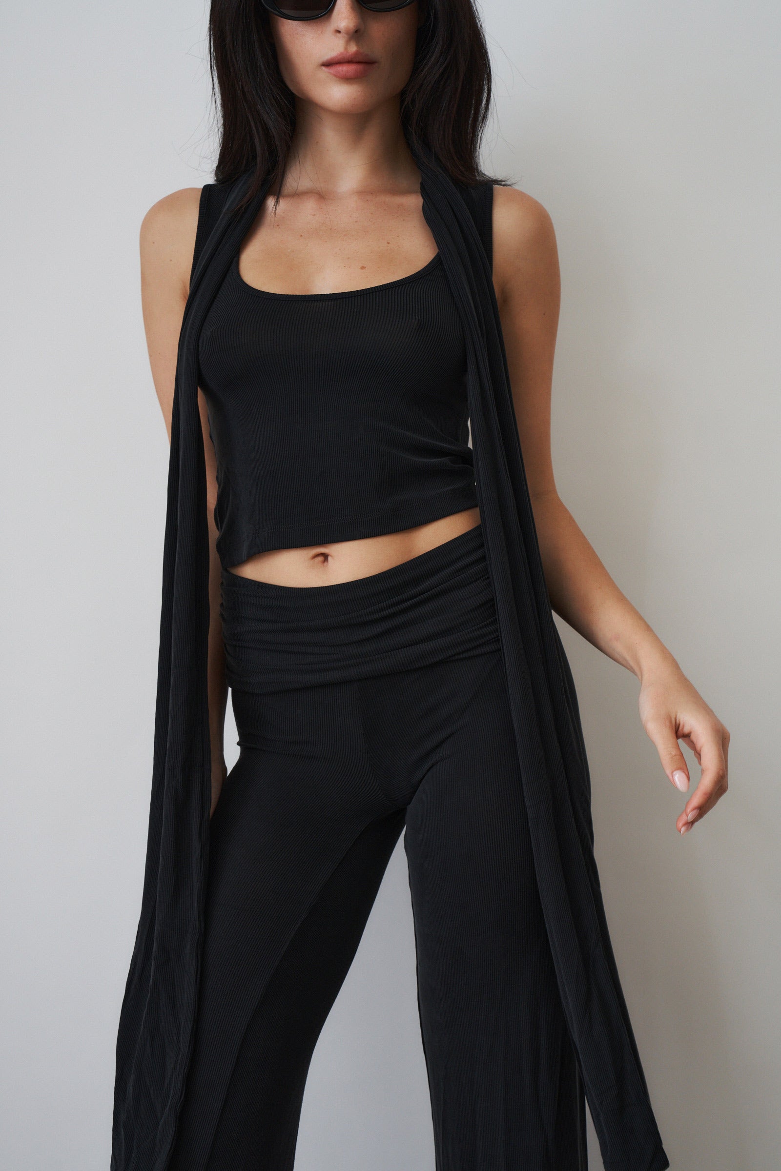 Scoop Tank with Scarf