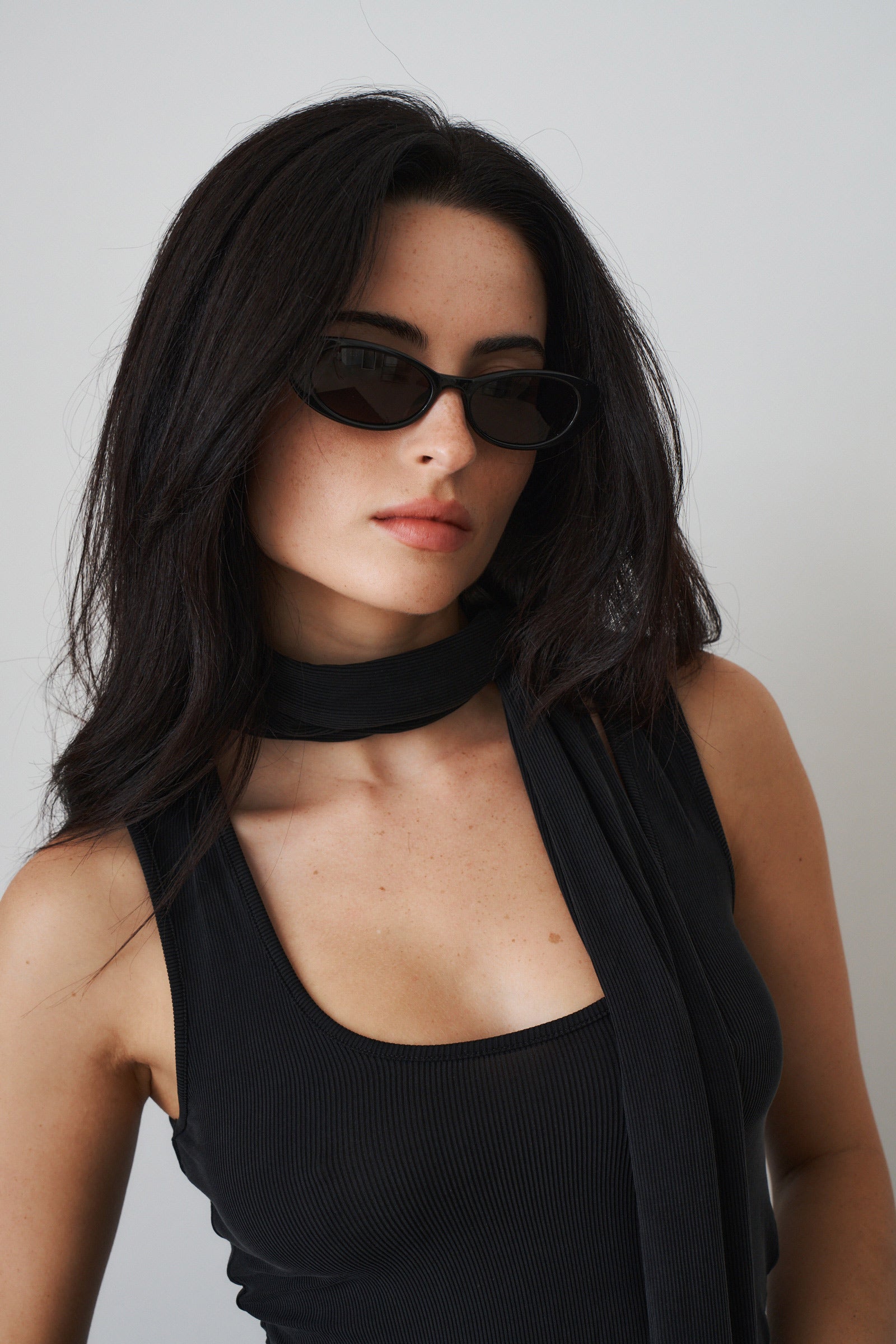 Scoop Tank with Scarf