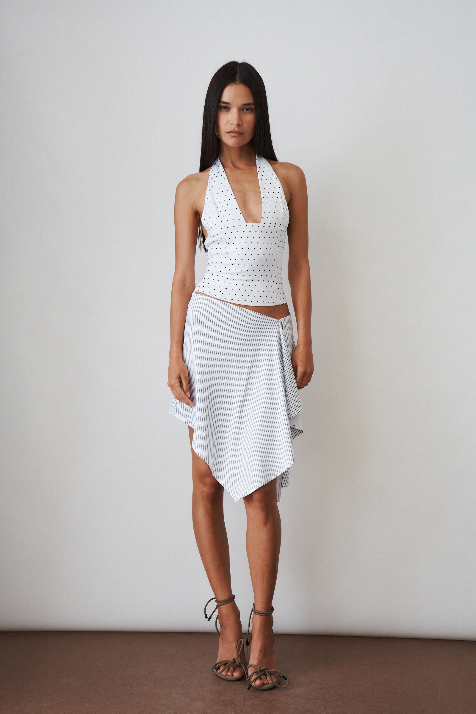 Bobbi Pinstripe Skirt