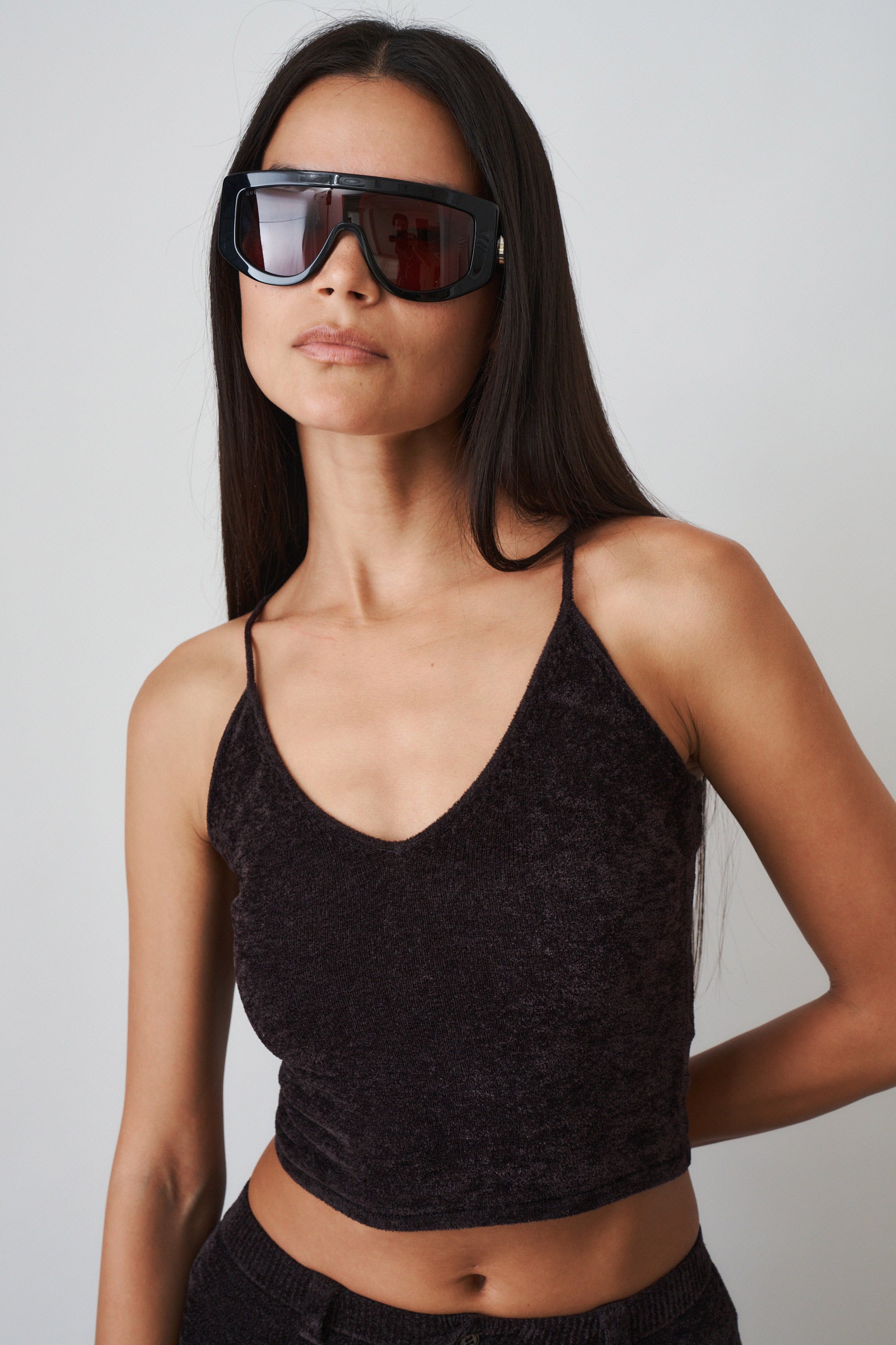 Rectangular Frame Sunglasses