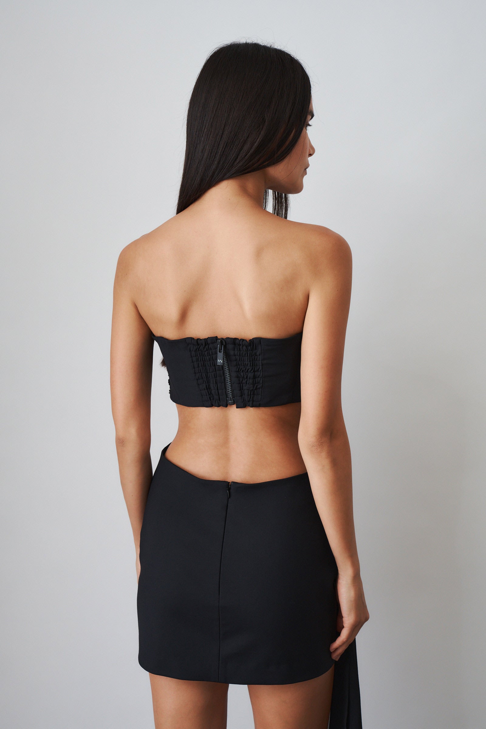 Bustier Black Dress