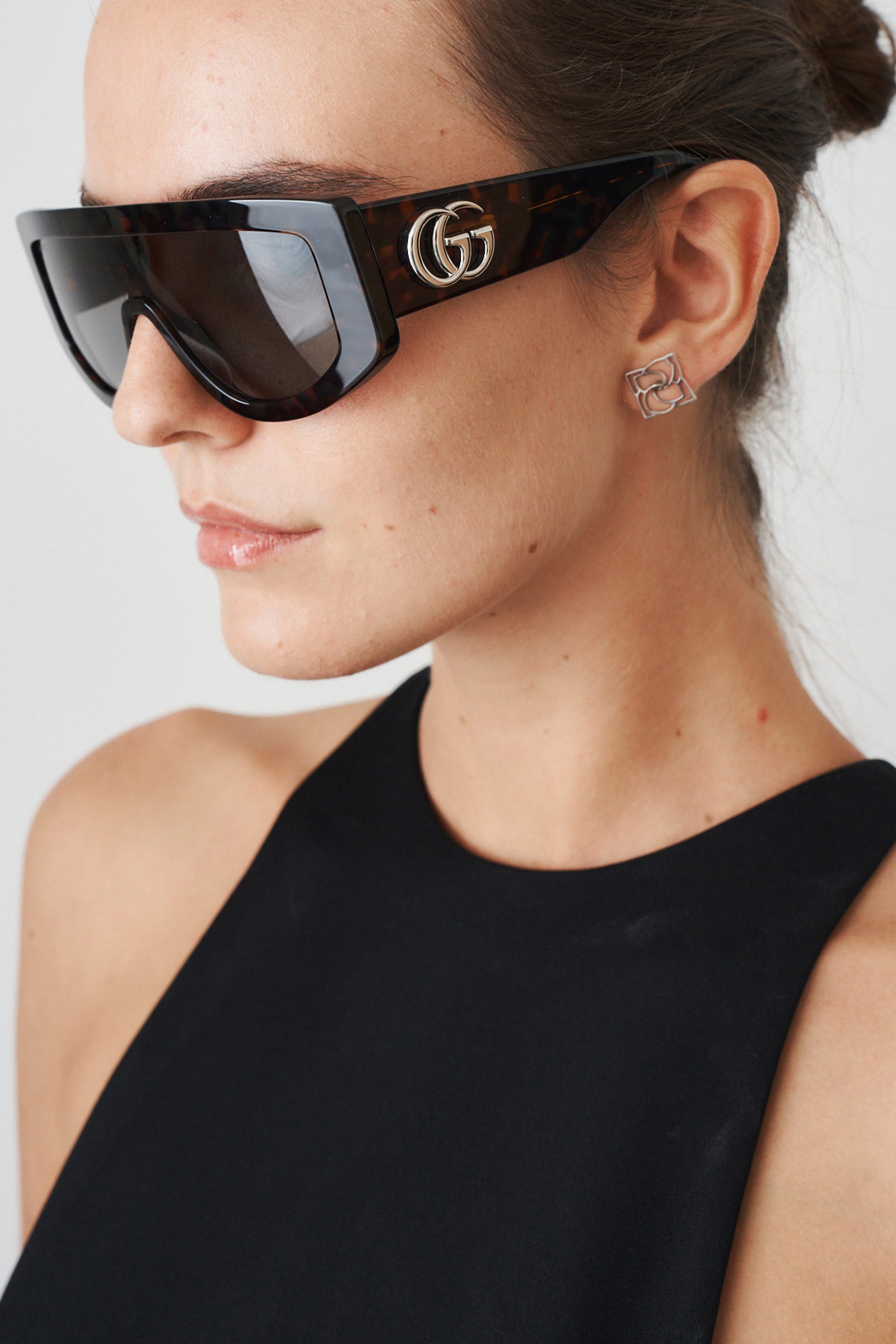 Tort Grey Mask Sunglasses