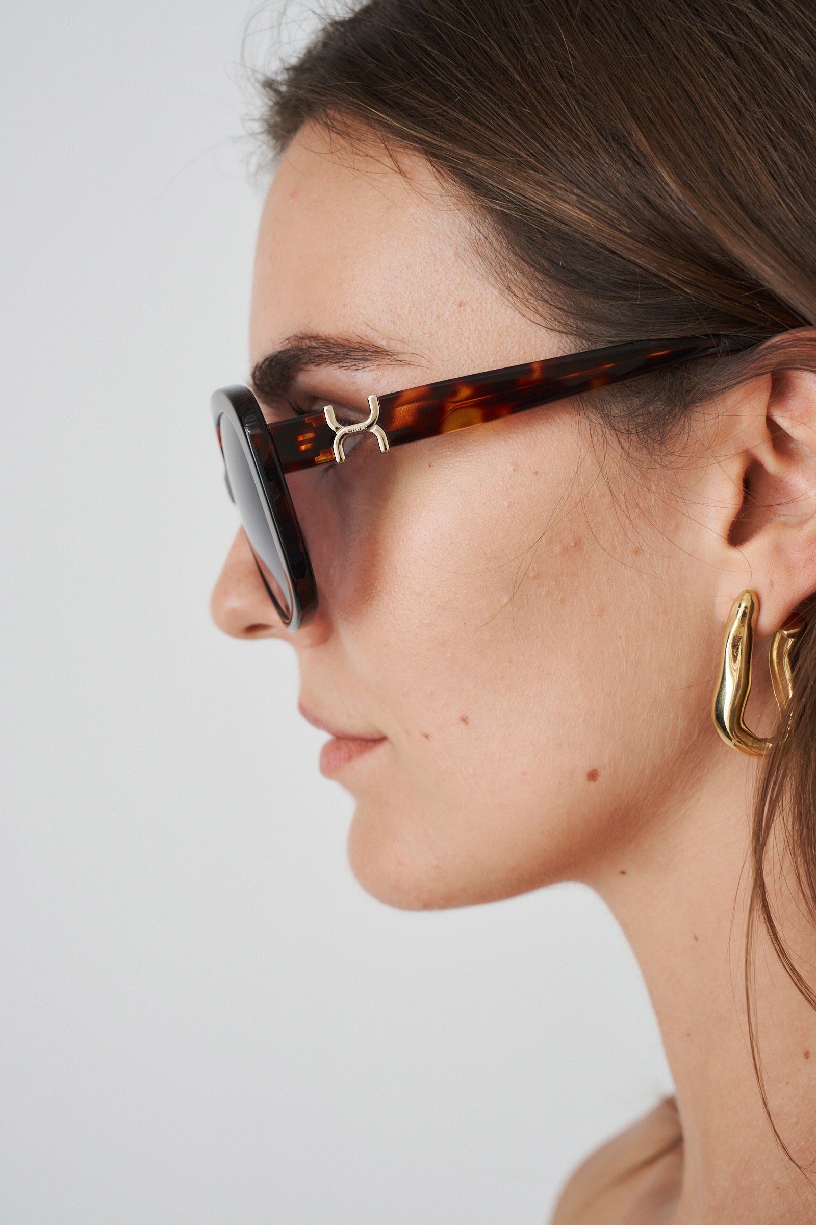 Tort Rectangle Sunglasses