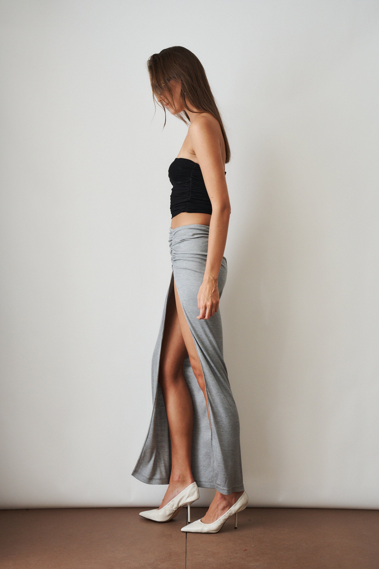 Helena Grey Skirt