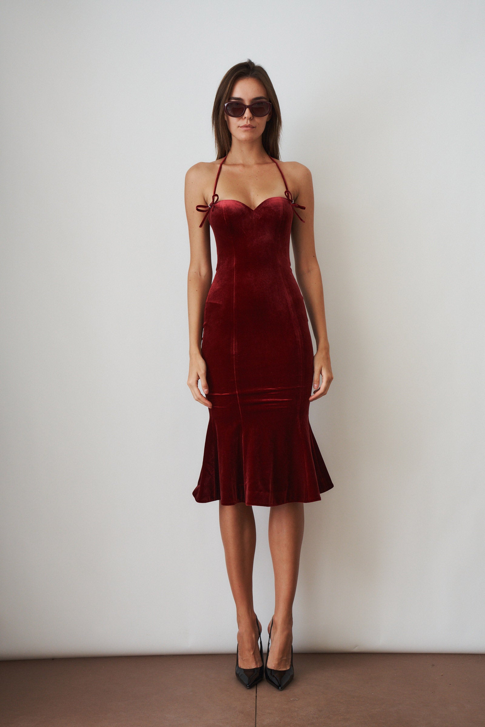 Althea Velvet Maxi Dress