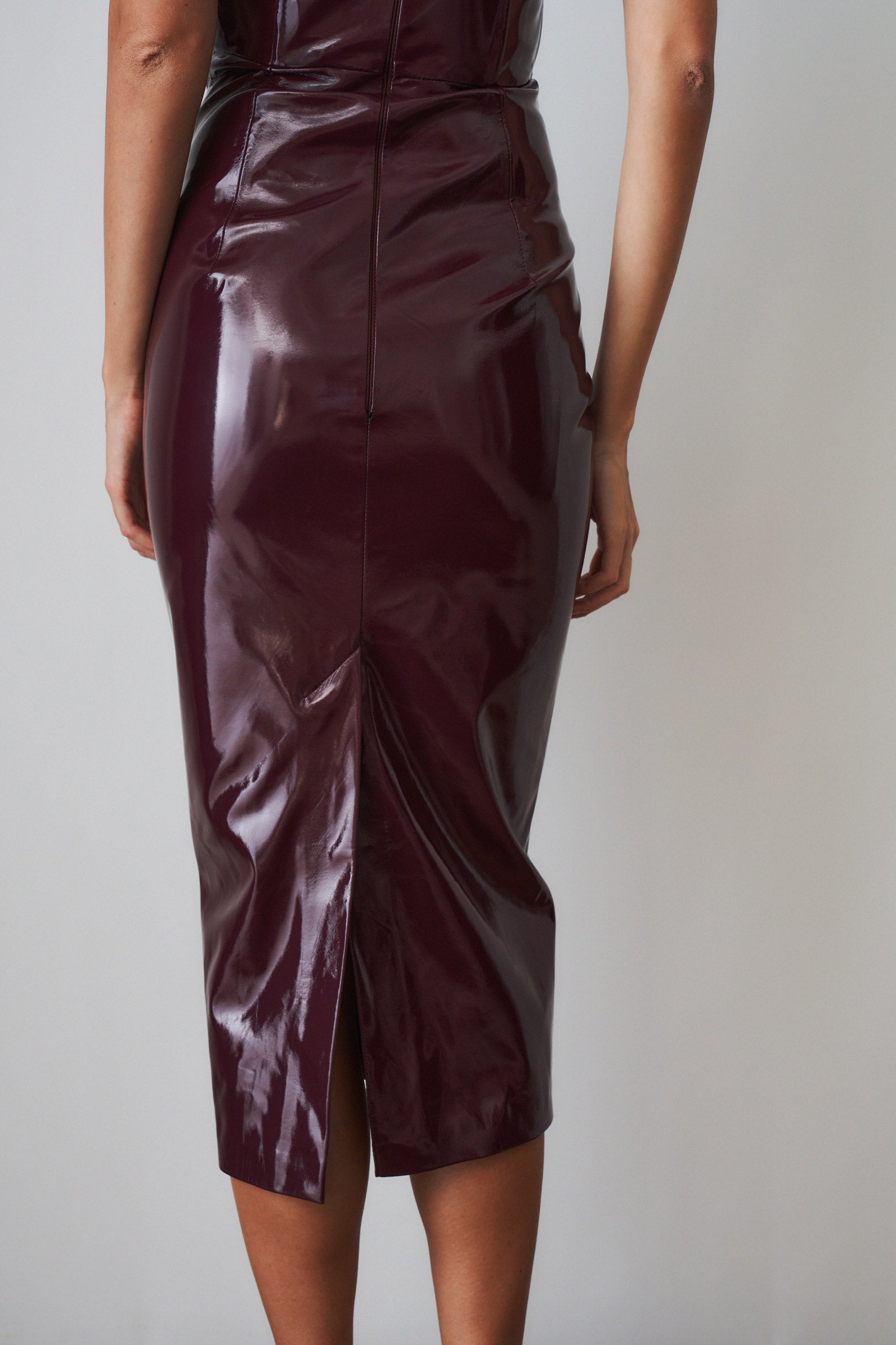 Killa Dress Plum Patent