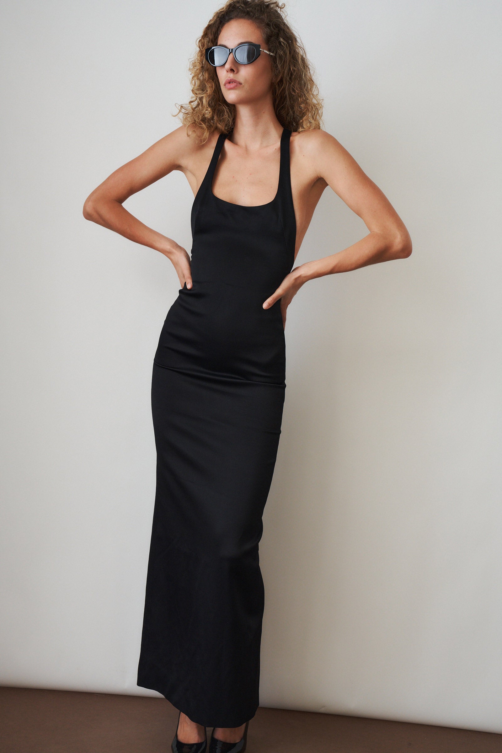 Moss Black Gown