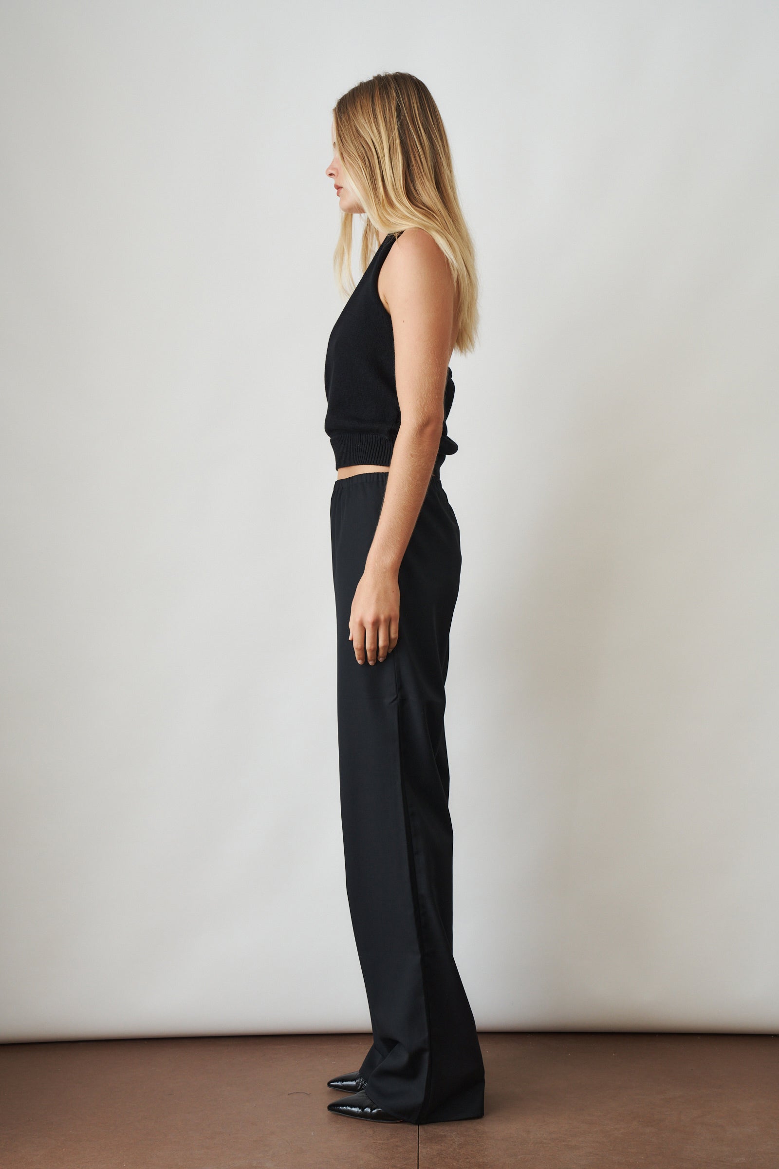 Fay Simple Trousers Black