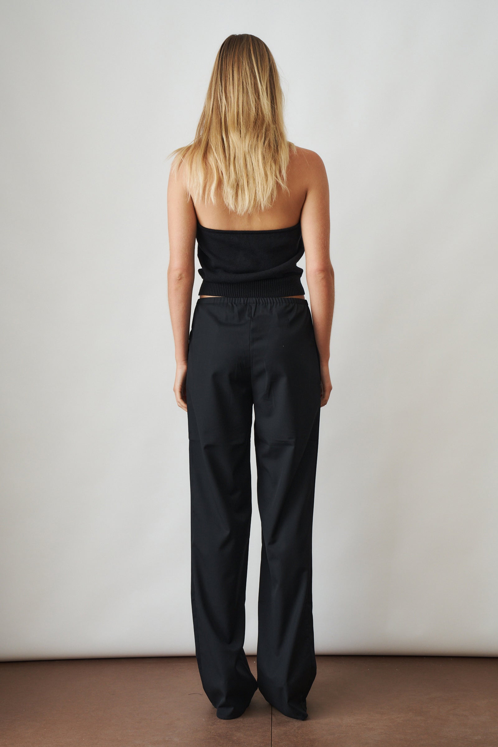 Fay Simple Trousers Black