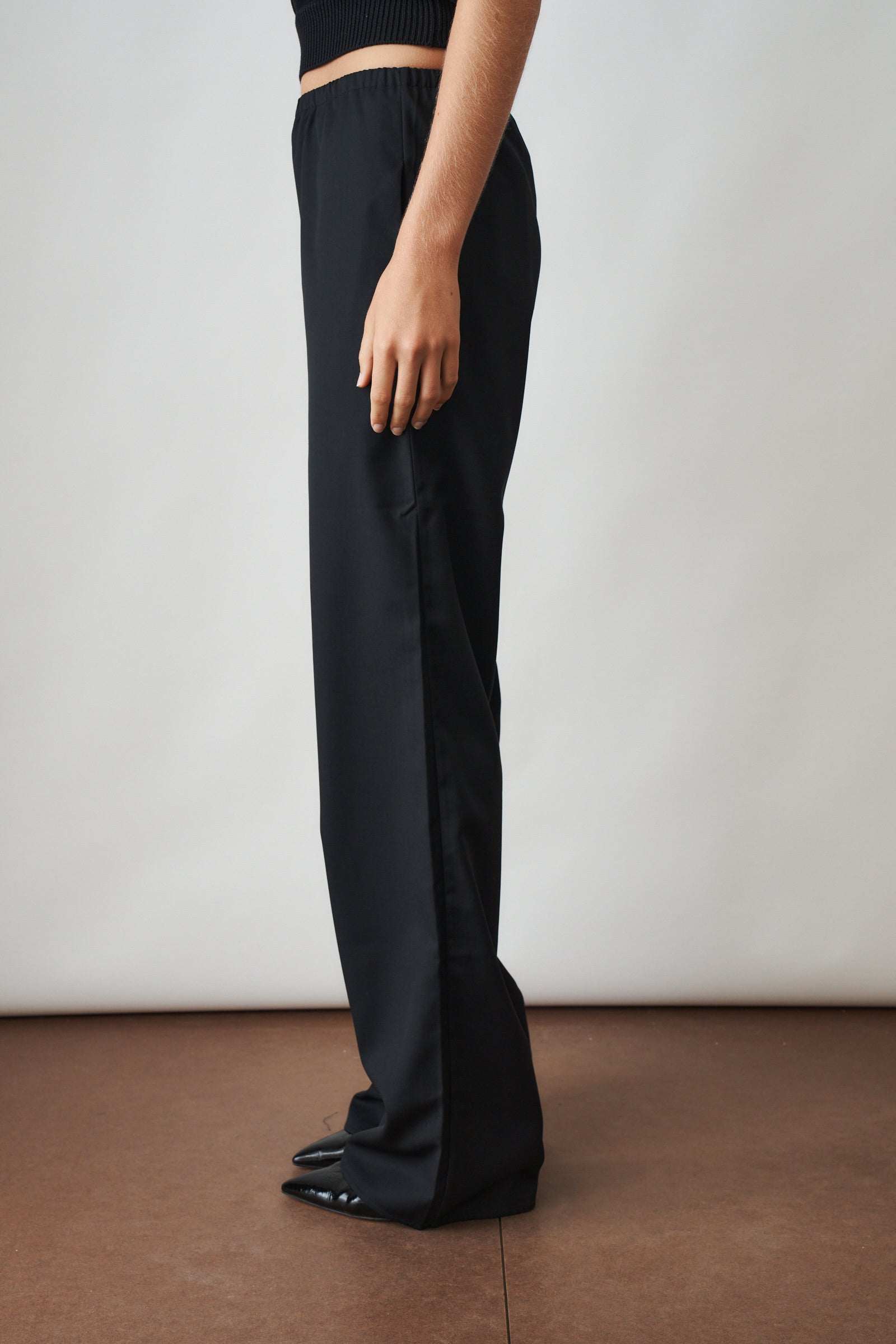 Fay Simple Trousers Black