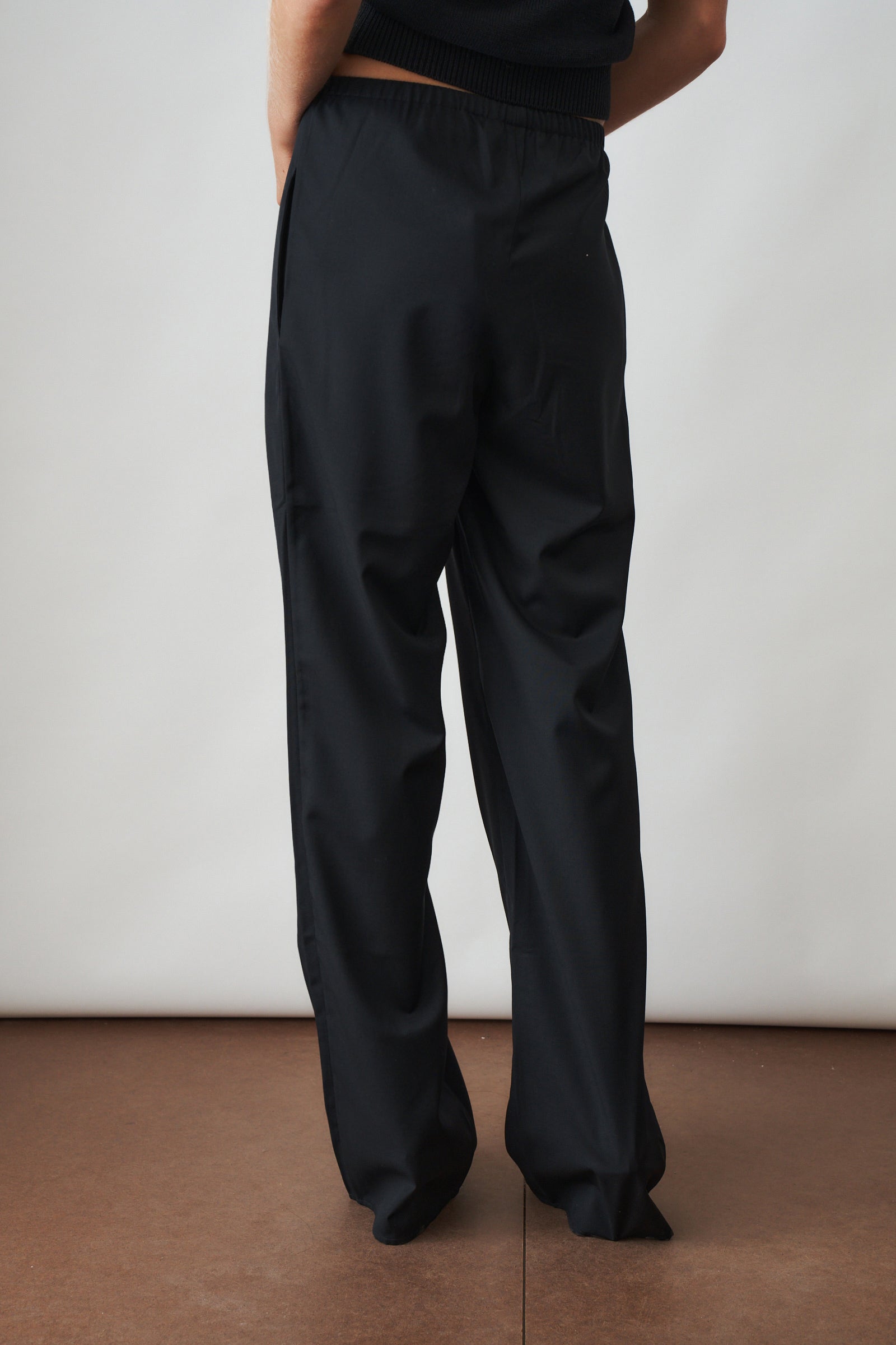 Fay Simple Trousers Black