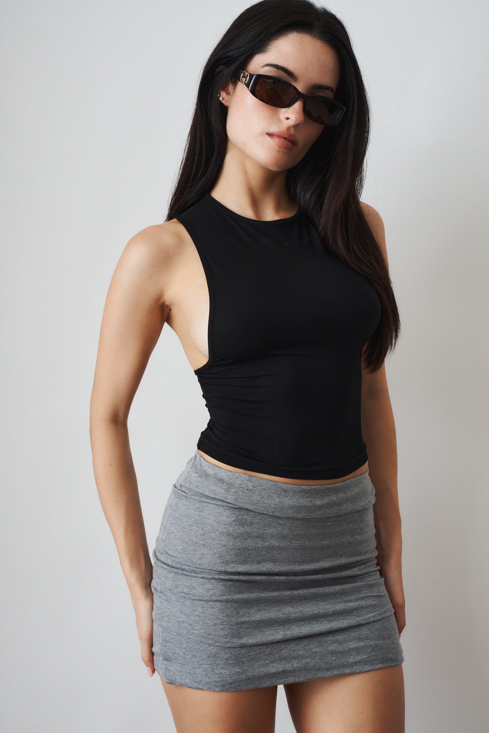 Crawford Grey Skirt