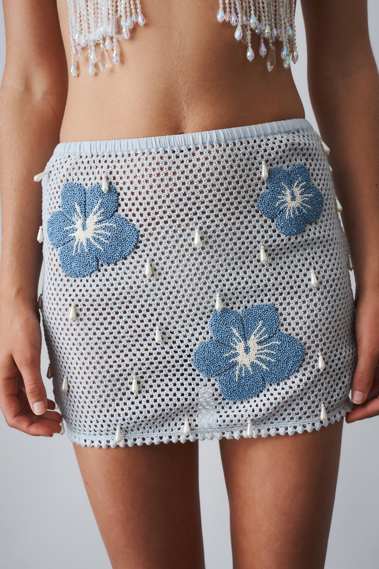 Treasure Hibiscus Mini Skirt